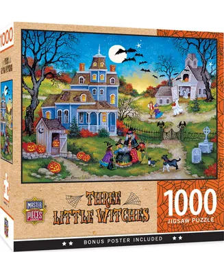 MasterPieces Glow in the Dark - Three Little Witches 1000 Piece Puzzle