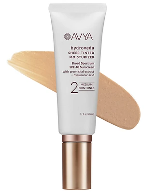 Avya Hydroveda Sheer Tinted Moisturizer with Spf 40
