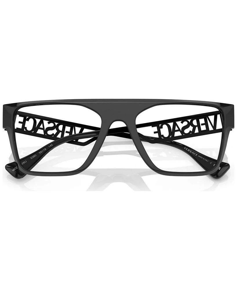 Versace Men's Rectangle Eyeglasses