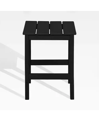 All-Weather Outdoor Patio Poly Adirondack Side Table