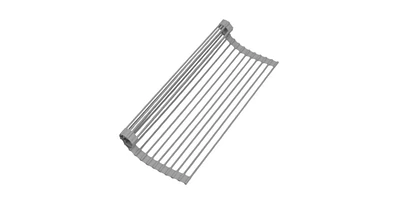 Multipurpose Heavy Duty Silicone Roll Up Sink Drying Rack Large