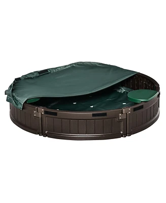 Outsunny Plastic box with Cover and Easy Sharing