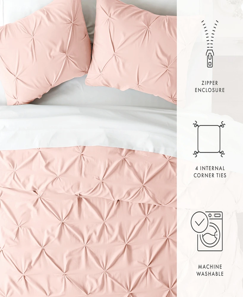 ienjoy Home Ultra Soft 2-Pc. Pinch Pleat Duvet Cover Set, Twin/Twin Xl