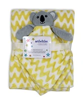 3 Stories Trading Baby Boys or Baby Girls Blanket and Nunu, 2 Piece Set