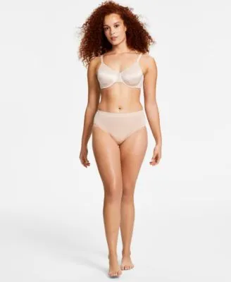 Wacoal Womens Back Appeal Underwire Contour Bra B Smooth Brief Seamless Underwear