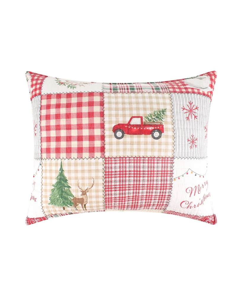 Levtex Home for Christmas Festive Plaid 2-Pc. Quilt Set, Twin/Twin Xl