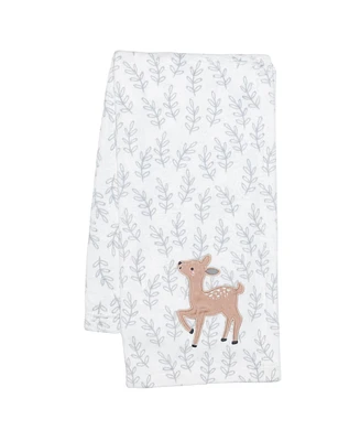 Bedtime Originals Deer Park Gray Baby Blanket