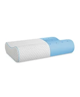 BodiPEDIC Aerofusion Gel-Infused Memory Foam Pillow, Contour