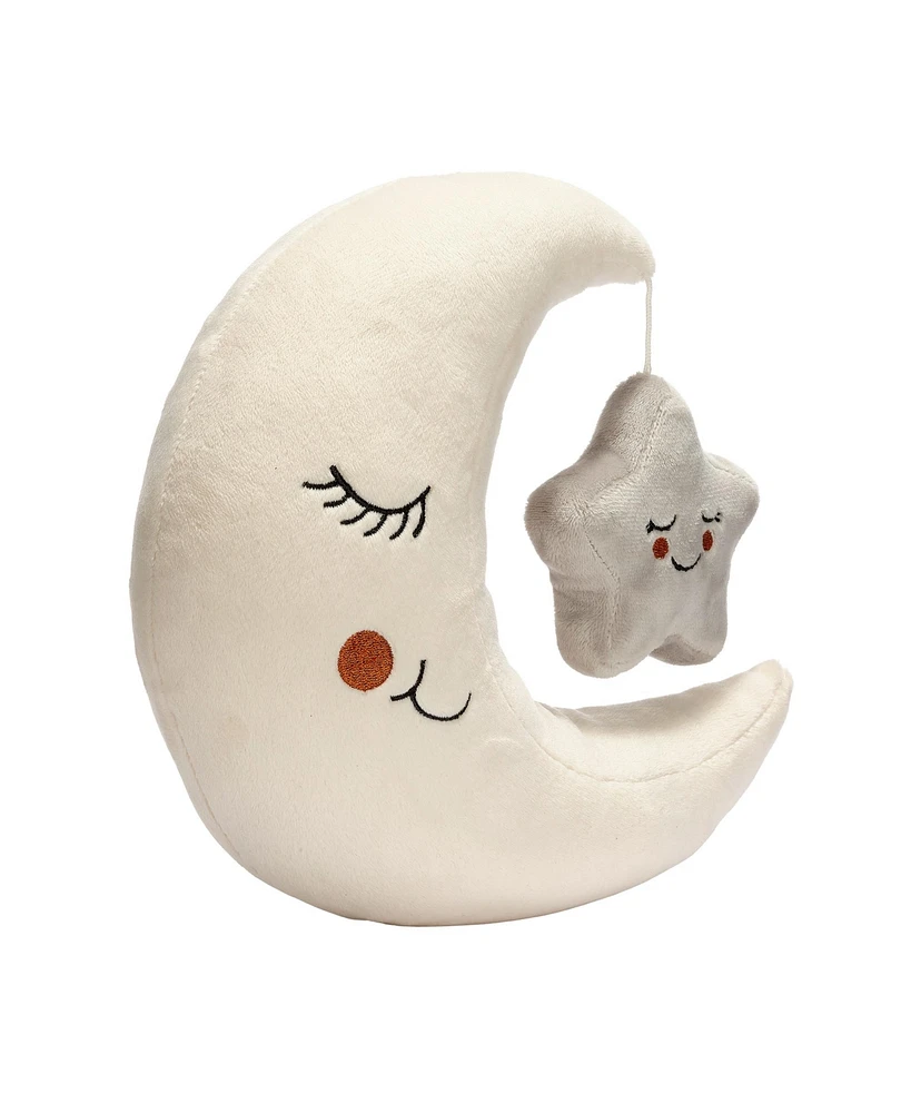 Lambs & Ivy Goodnight Moon and Star Plush Stuffed Toy - Cream/Gray