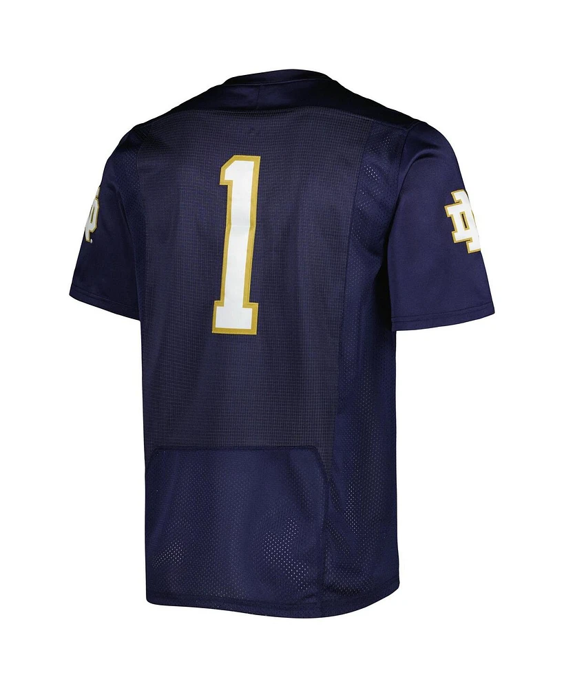Men's Under Armour #1 Navy Notre Dame Fighting Irish Premier Limited Jersey