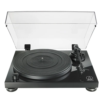 Audio-Technica At-LPW50PB Fully Manual Belt-Drive Turntable (Piano Black)