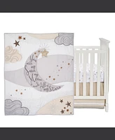 Lambs & Ivy Baby Goodnight Moon 3-Piece Celestial Nursery Crib Bedding Set