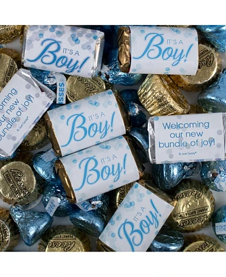 Just Candy It's a Boy Baby Shower Candy Party Favor Hershey's Chocolate Mix, 115 Pieces