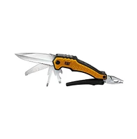 Cat 2 Piece Xl Multi-Tool and Multi-Tool Key Chain with Light Gift Box Set