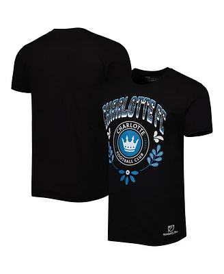 Men's Mitchell & Ness Black Charlotte Fc Serape T-shirt