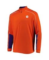 Men's Columbia Orange Clemson Tigers Shotgun 2.0 Omni-Wick Quarter-Zip Jacket