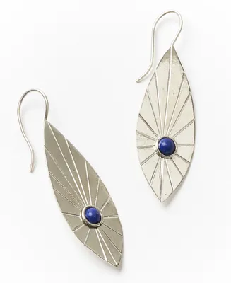 Matr Boomie Silver-Tone Tribal Bead Earrings