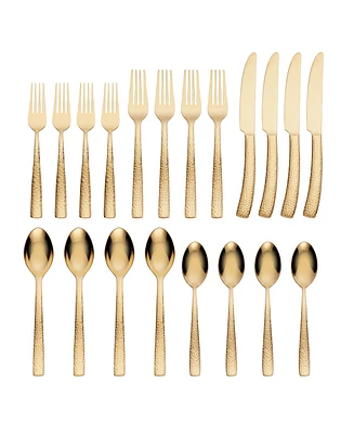 Argent Orfevres Hampton Forge Paris Hammered Gold 20-Pc. Flatware Set, Service for 4