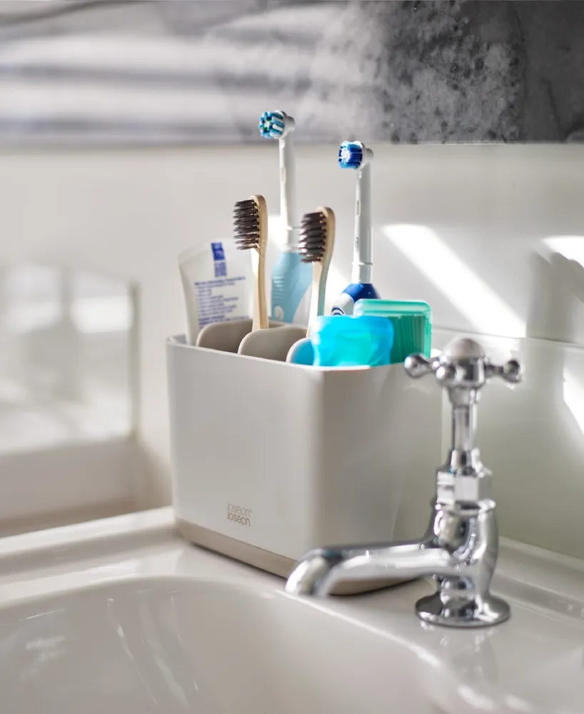 Joseph Joseph EasyStore Matte Finish Large Toothbrush Caddy