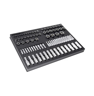Powerbuilt 85 Piece Pro Tech Metric Socket Set
