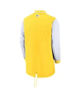 Men's Nike Yellow Boston Red Sox Authentic Collection City Connect Dugout Jacket
