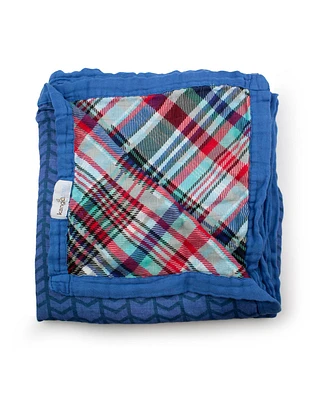 Kanga Care Toddler Serene Premium Rayon from Bamboo Muslin Double Layer Reversible Blanket