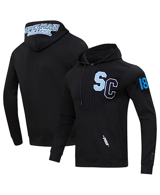 Men's Pro Standard Black Spelman College Jaguars University Classic Pullover Hoodie