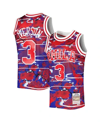 Men's Mitchell & Ness Allen Iverson Philadelphia 76ers Hardwood Classics - Lunar New Year Swingman Jersey