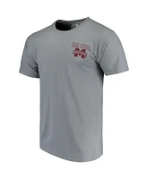 Men's Gray Mississippi State Bulldogs Phrase Local Comfort Color T-shirt