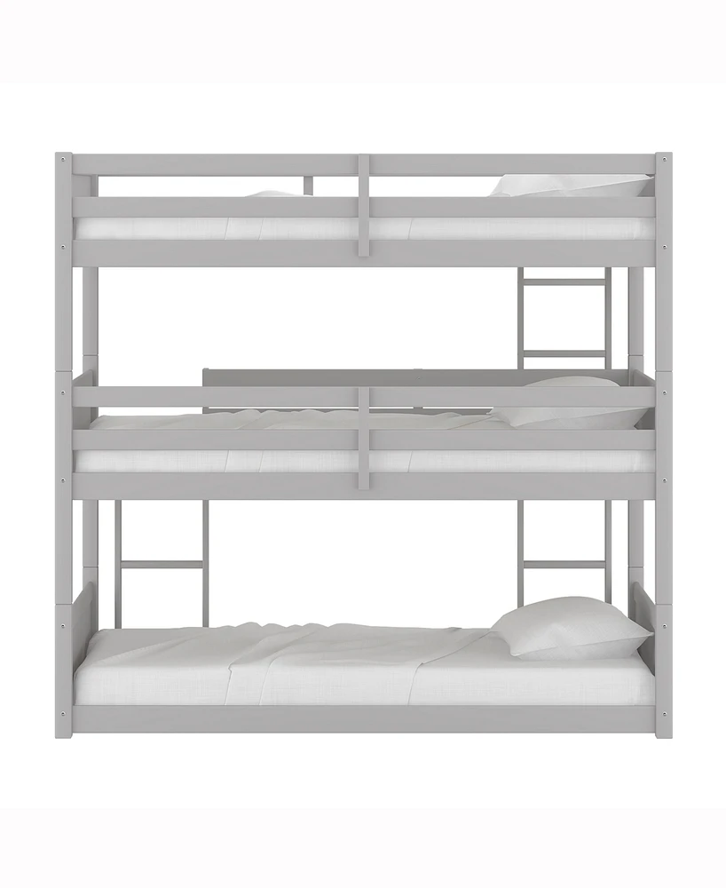 Hillsdale By Living Essentials Wood Capri Triple Bunk Bed