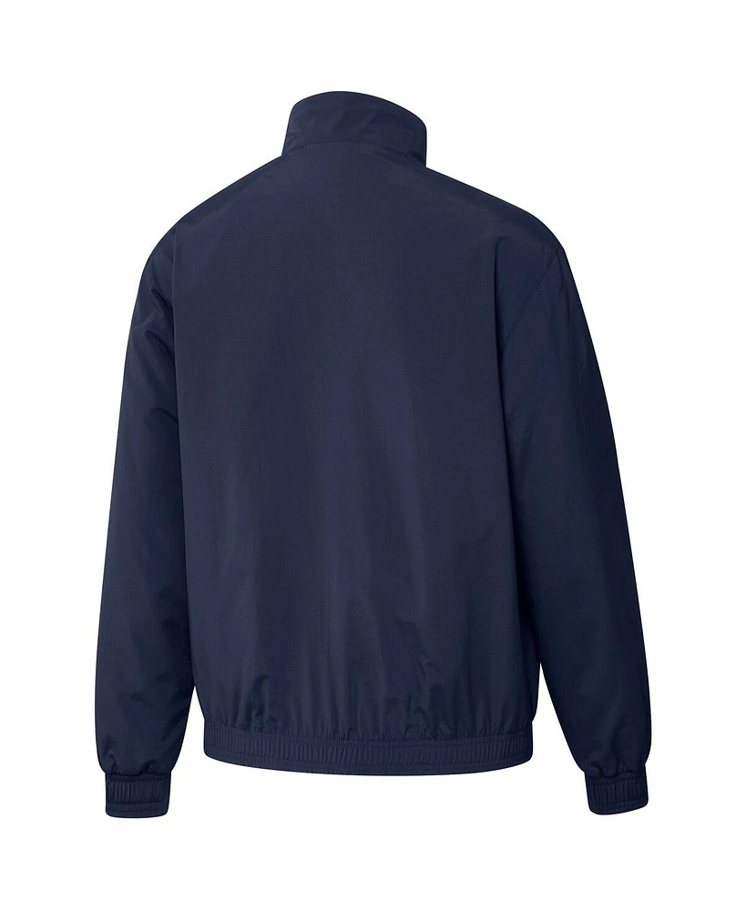 Men's adidas Navy, Red St. Louis City Sc 2023 On-Field Anthem Full-Zip Reversible Team Jacket