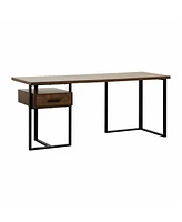 Helena Return Desk with 1 Cabinet