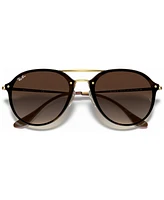 Ray-Ban Unisex Sunglasses, RB4292N 62 Blaze Double Bridge - Brown