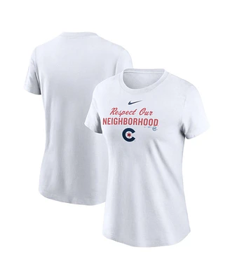 Women's Nike White Chicago Cubs City Connect T-shirt