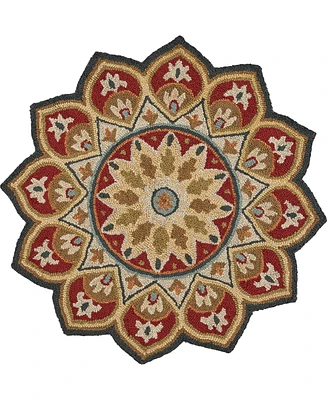 Lr Home Sweet Sinuo-103 6' x 6' Round Area Rug