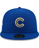 Men's New Era Royal Chicago Cubs 100th Anniversary Spring Training Botanical 59FIFTY Fitted Hat