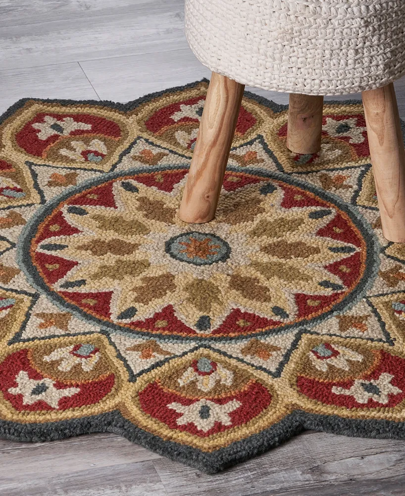 Lr Home Sweet Sinuo-103 6' x 6' Round Area Rug