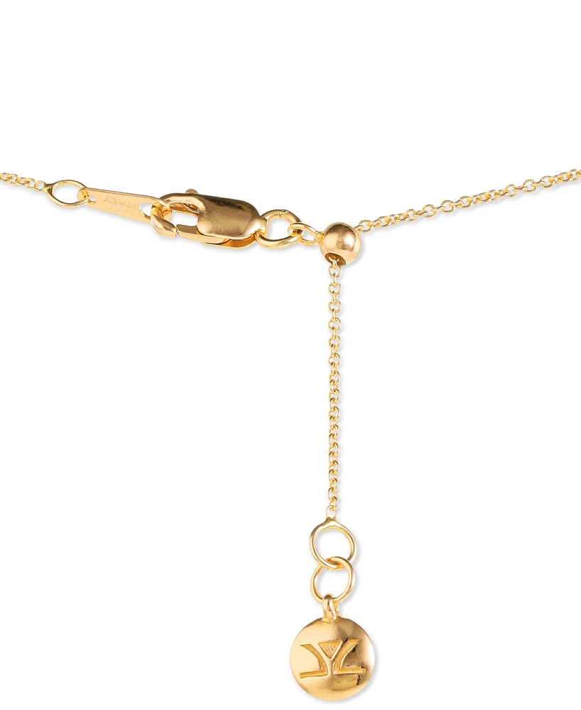 Le Vian Deep Sea Blue Topaz (3 ct. t.w.) & Diamond (1/3 ct. t.w.) Swirl Pendant Necklace in 14k Gold, 18" + 2" extender