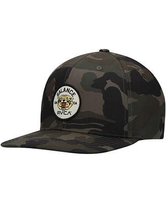 Men's Rvca Camo Squadron Snapback Hat