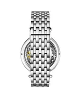 Stuhrling Men's Legacy Silver-tone Stainless Steel , Two-Tone Dial , 45mm Round Watch