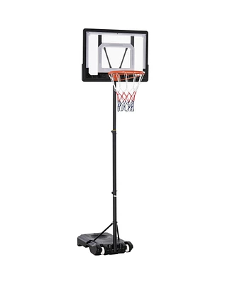 Soozier Basketball Sd for Kids & Height Adjustable w/ Fillable Bottom Base