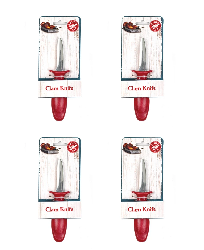 Maine Man Set of 4 Stainless Steel Clam Knife