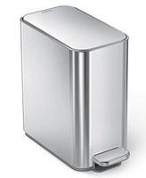 simple human 5 Liter Slim Bathroom Trash Can with Liner Pocket