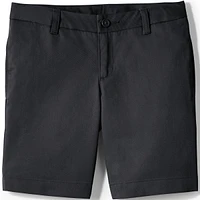Lands' End Little Girls Plain Front Blend Chino Shorts