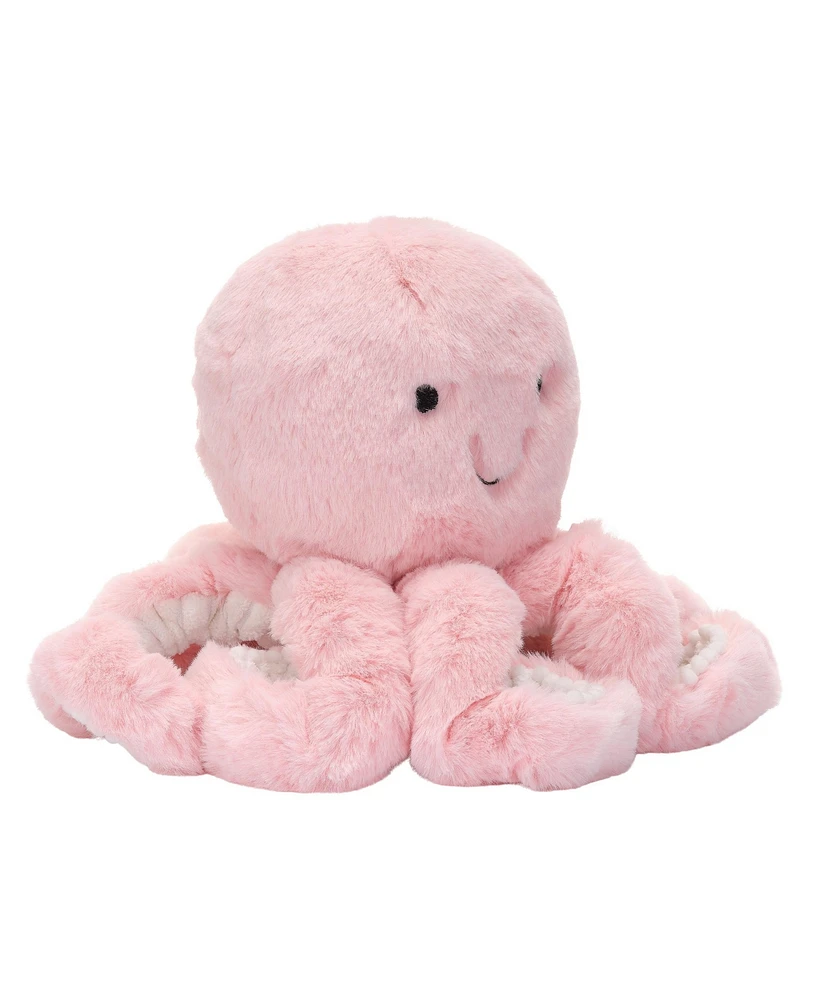 Lambs & Ivy Sea Dreams Pink Plush Octopus Stuffed Animal Toy - Bubbles