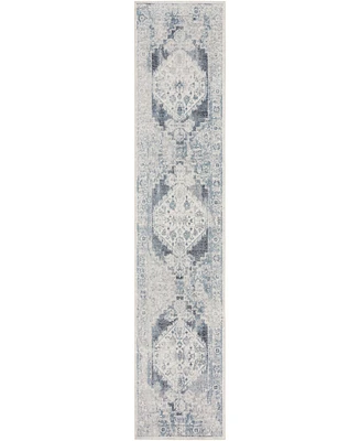 Nourison Home Astra Machine Washable ASW11 2'2" x 12' Runner Area Rug