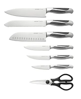Oneida Stainless Steel 14 Piece Cutlery Block with Built-in Sharpener Set