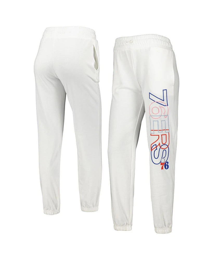 Women's Concepts Sport White Philadelphia 76ers Sunray Pants