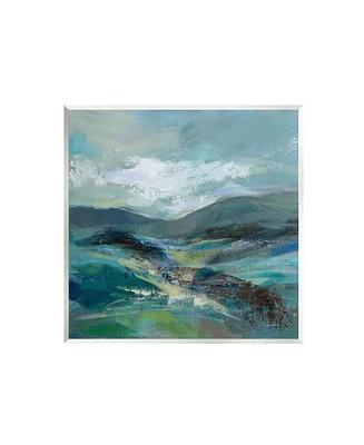 Stupell Industries Modern Mountains Landscape Wall Plaque Art, 12" x 12"