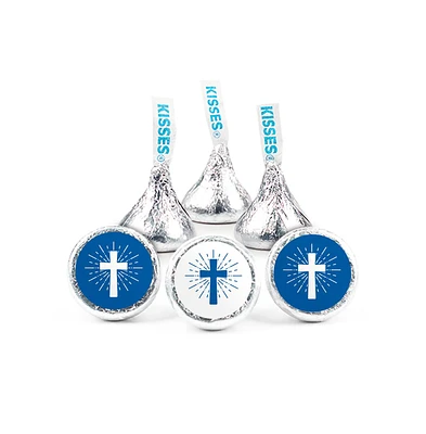 Just Candy Religious Candy Party Favors Hershey's Kisses Vacation Bible School Church Chocolate, 90 Pieces